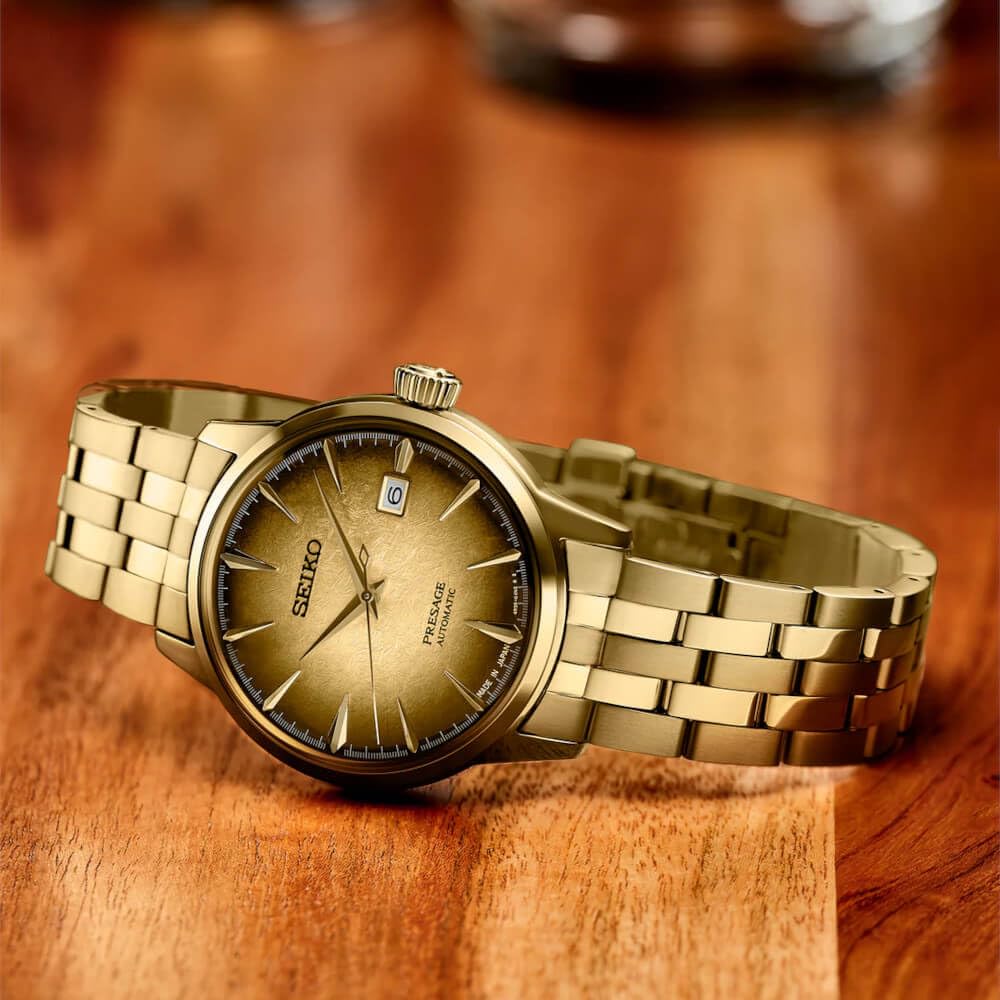 SEIKO Dolce-Exquisite ゴールド レザー SEIKO Dolce-Exquisite ゴールド レザー